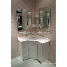 Белый современный упростить зеркало зеркало ванной шкаф тщеславие